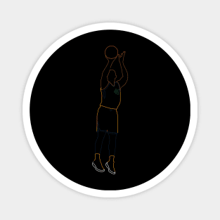 Donovan Mitchell Jumpshot Neon Magnet